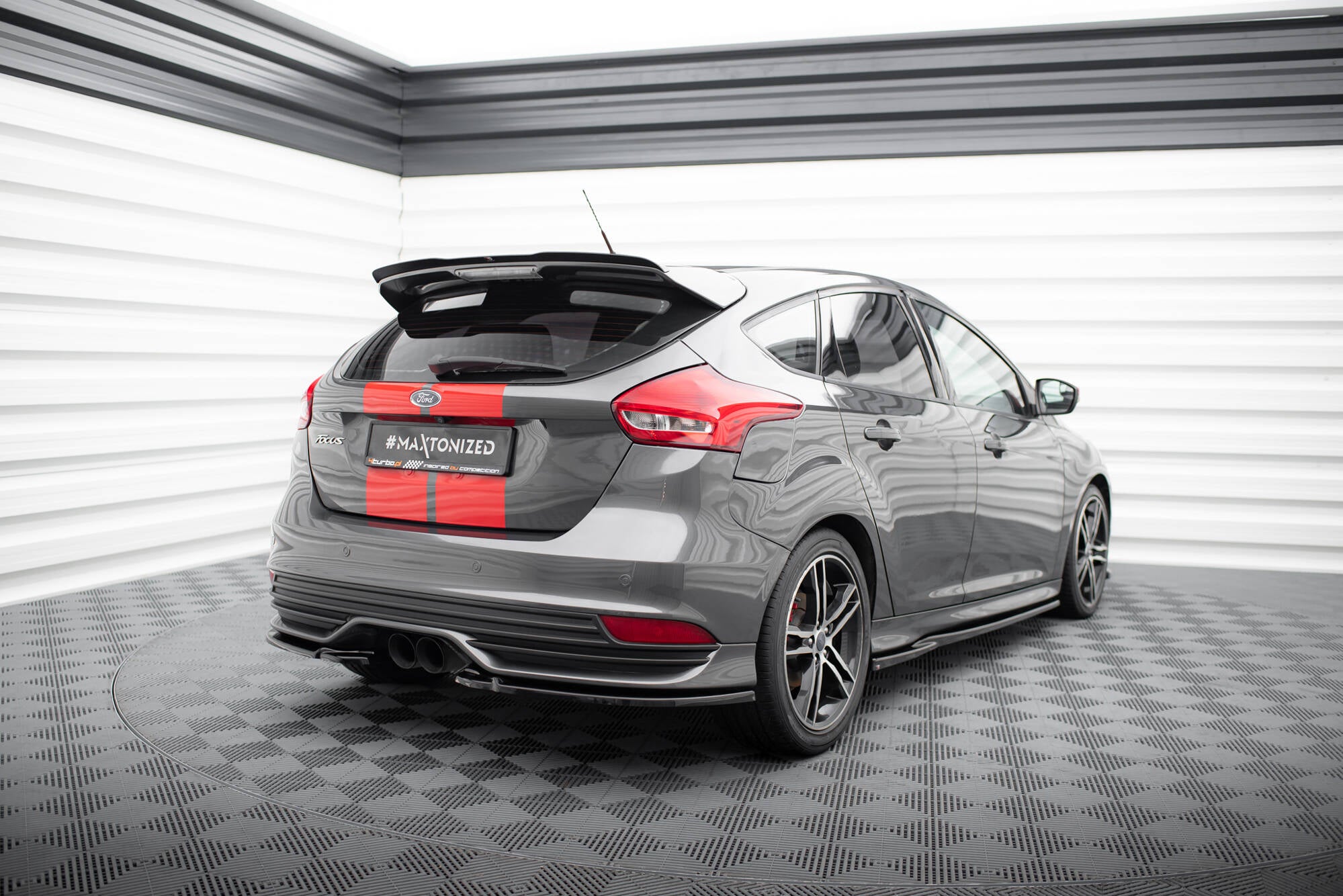 Bagsiden Splitters v.2 Ford Focus St Mk3 ansigtsløftning