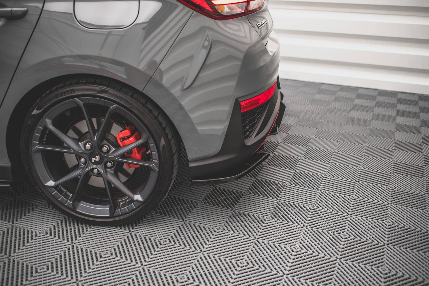 Rear side splitters v.2 hyundai i30 n hatchback mk3 facelift