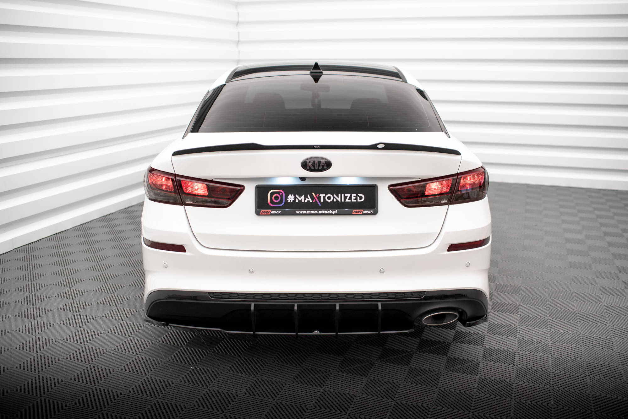 Rear side splitters v.2 kia optima mk4 facelift