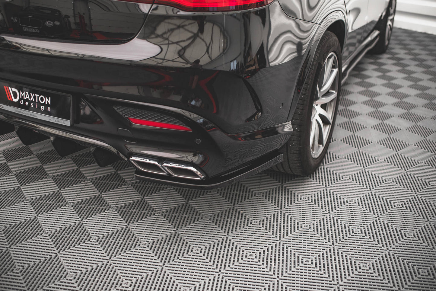 Rear side splitters v.2 mercedes-benz gle coupe 63amg c292