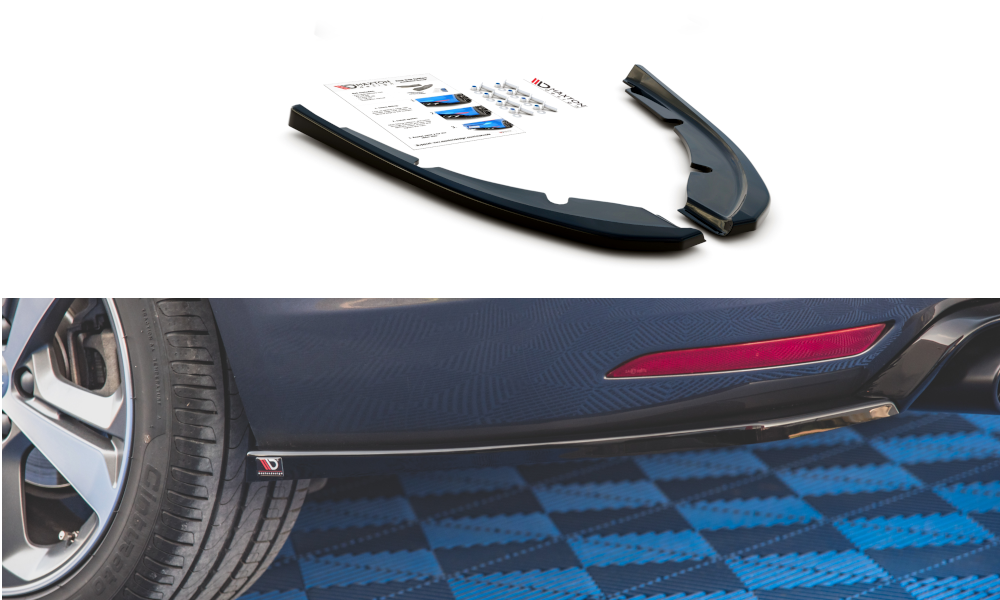 Rear side splitters v.2 peugeot 308 sw mk2 facelift