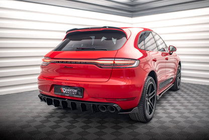 Rear Side Splitters v.2 Porsche Macan GTS / Sport Design MK1 Facelift