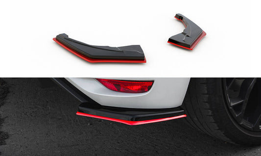 Rear side splitters v.2 renault megane rs mk4