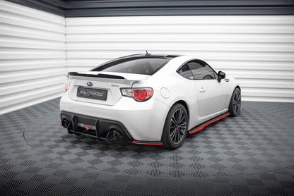 Rear side splitters v.2 subaru brz mk1 / mk1 facelift