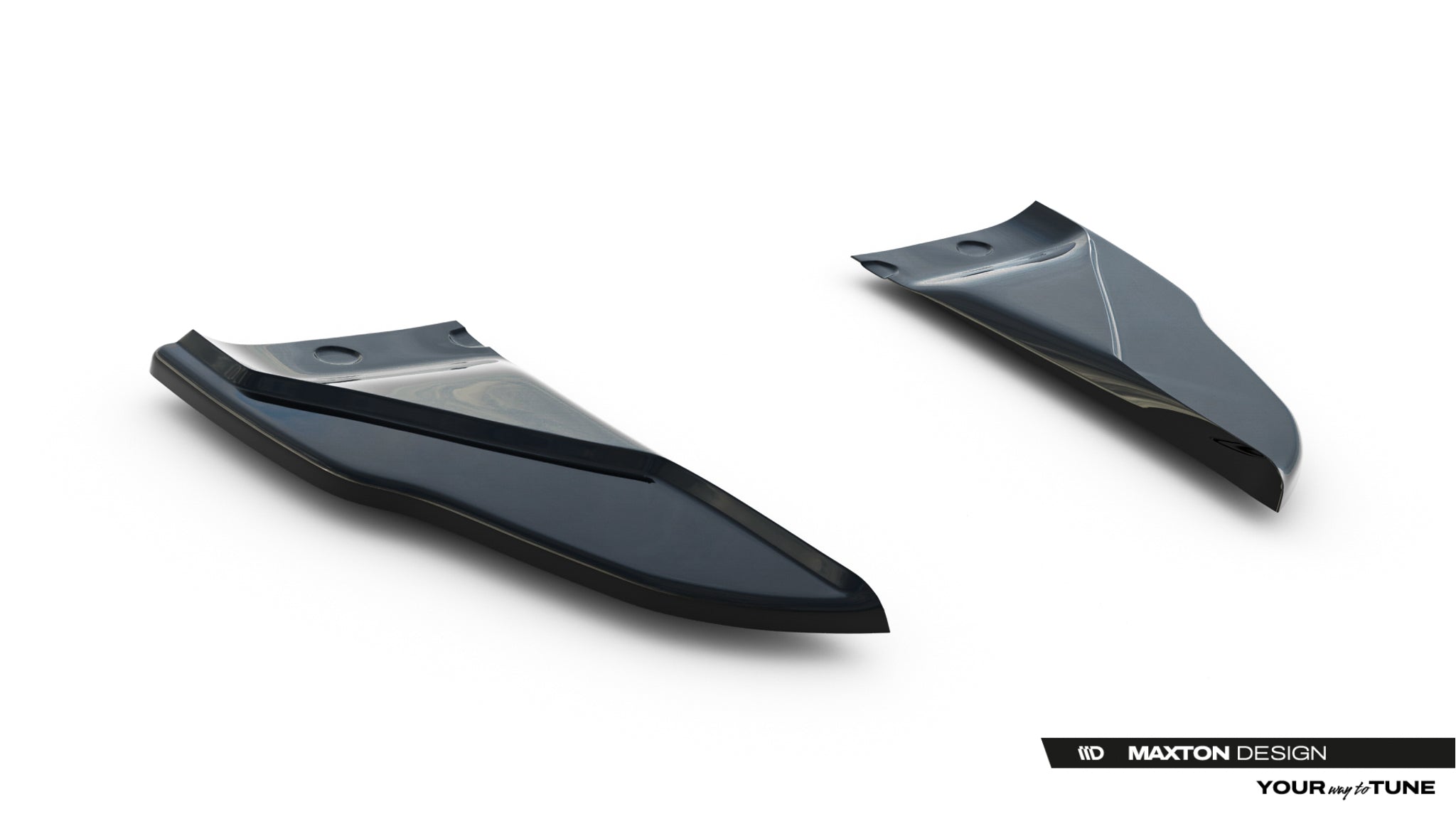 Rear side splitters v.2 tesla model s mk1