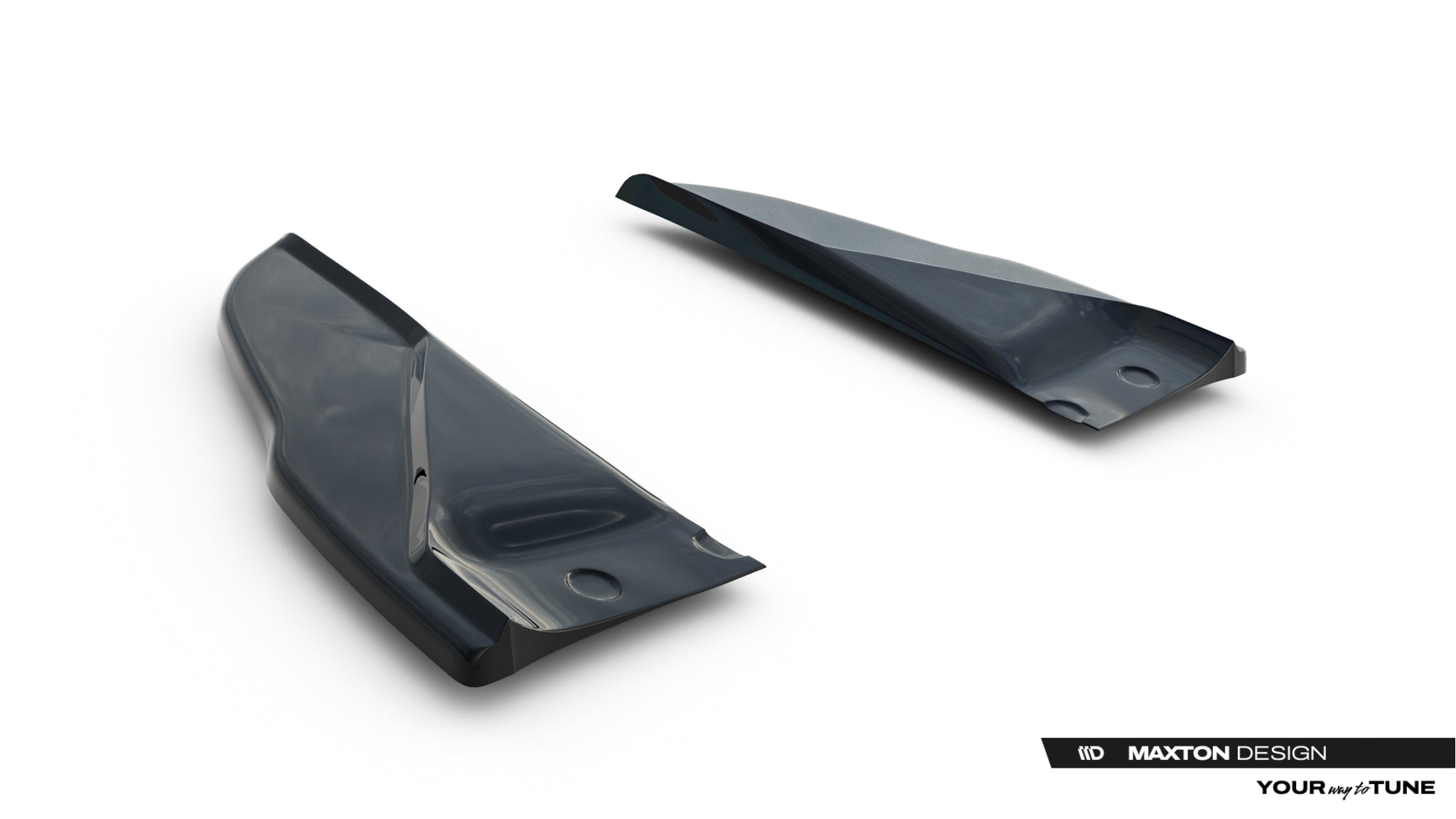 Rear side splitters v.2 tesla model s mk1