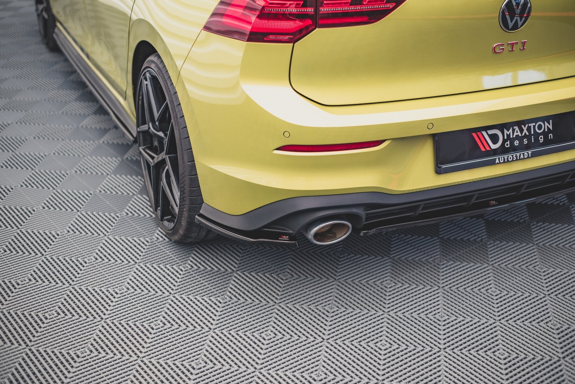 Rear side splitters v.2 volkswagen golf gti clubsport mk8