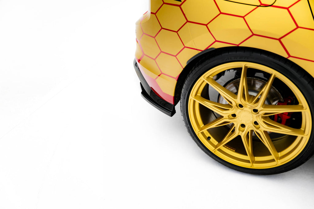 Rear side splitters v.2 volkswagen golf gti clubsport mk8 facelift