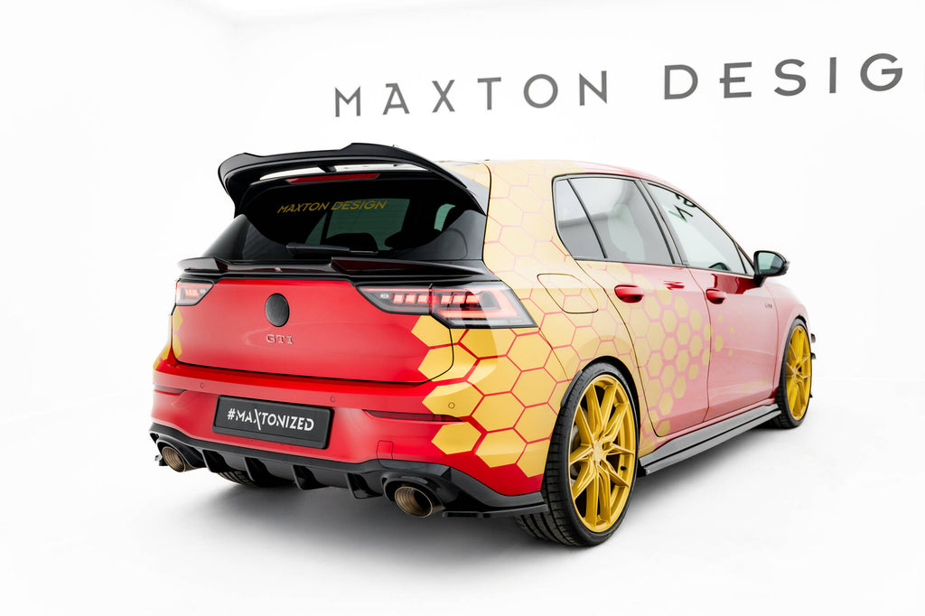 Rear side splitters v.2 volkswagen golf gti clubsport mk8 facelift