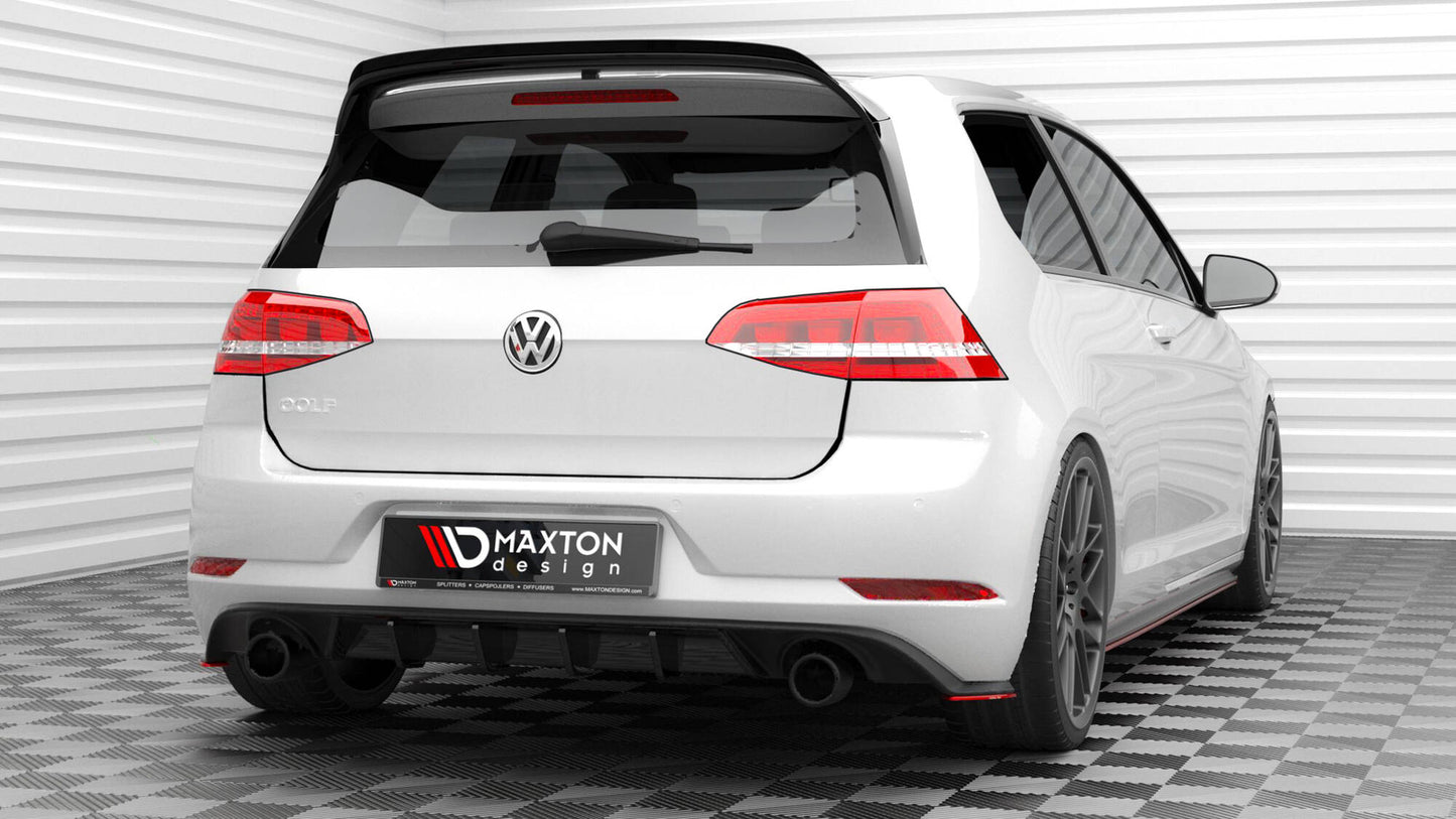 Rear side splitters v.2 volkswagen golf gti mk7 facelift