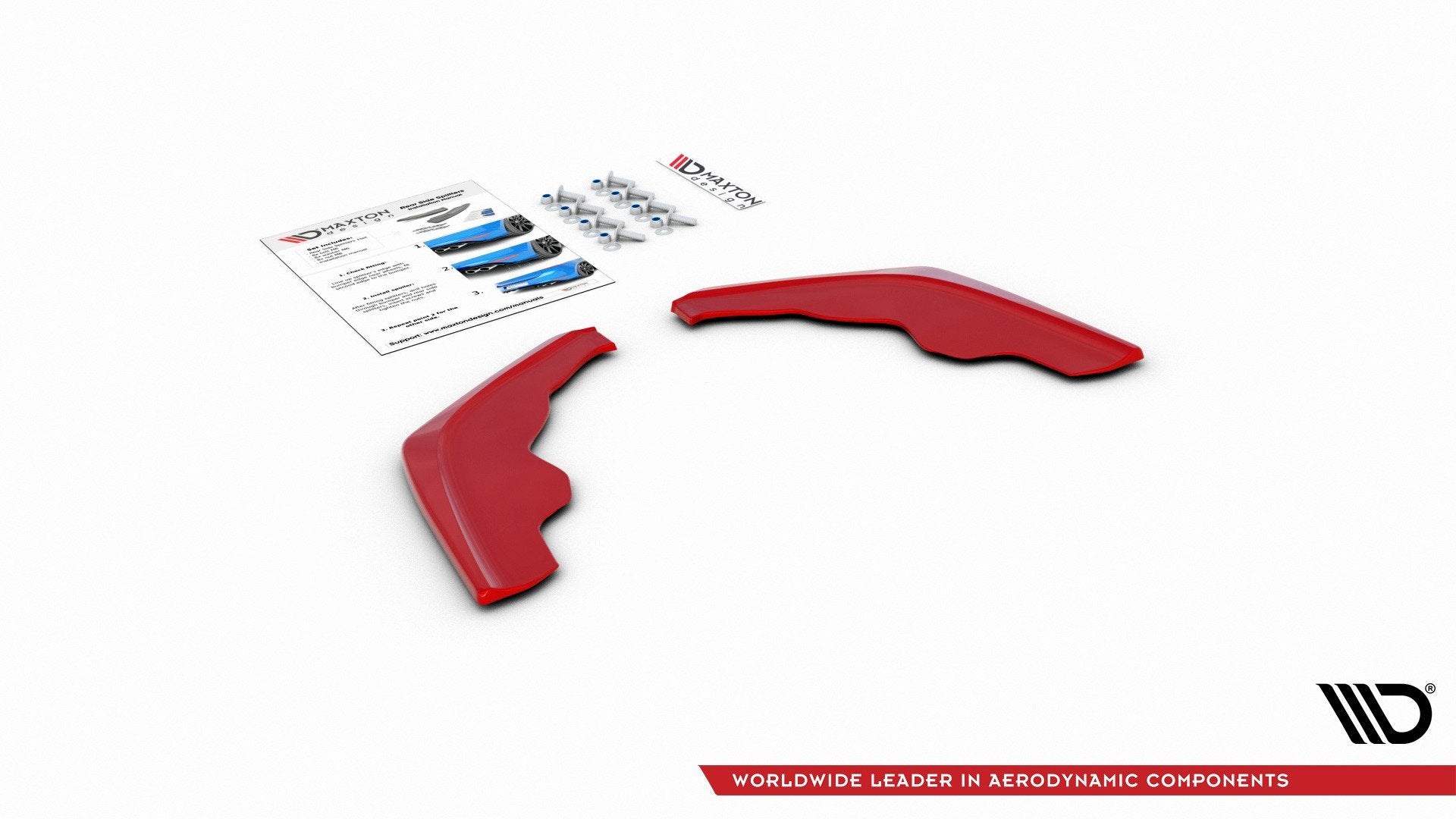 Bagsiden Splitters v.2 for BMW 1 F40 m-pack