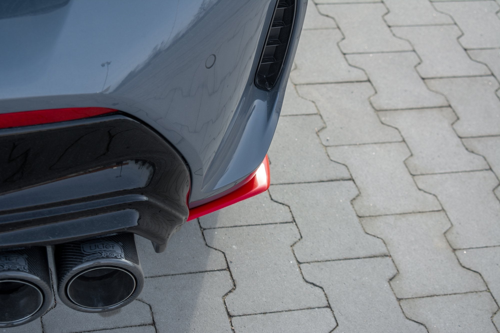Bagsiden Splitters v.2 for BMW 1 F40 m-pack