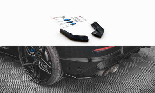 Rear side splitters v.2 for volkswagen golf r mk8