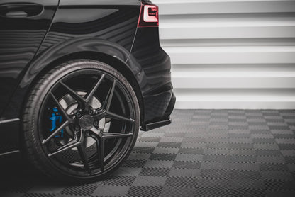 Rear side splitters v.2 for volkswagen golf r mk8