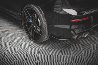 Rear side splitters v.2 for volkswagen golf r mk8