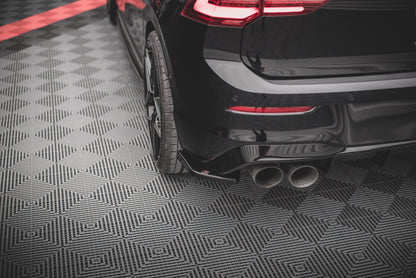 Rear side splitters v.2 for volkswagen golf r mk8