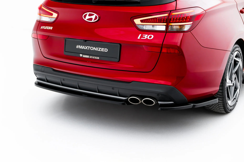 Rear side splitters v.2 suitable for hyundai i30 n-line wagon mk3 facelift