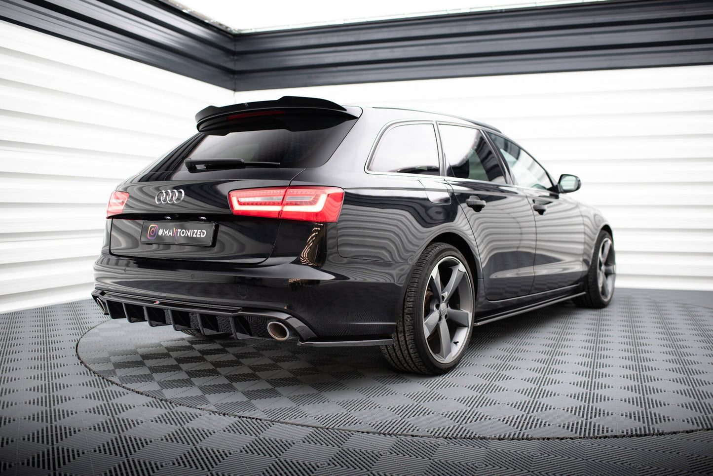 Rear side splitters v.3  audi a6 avant / sedan c7