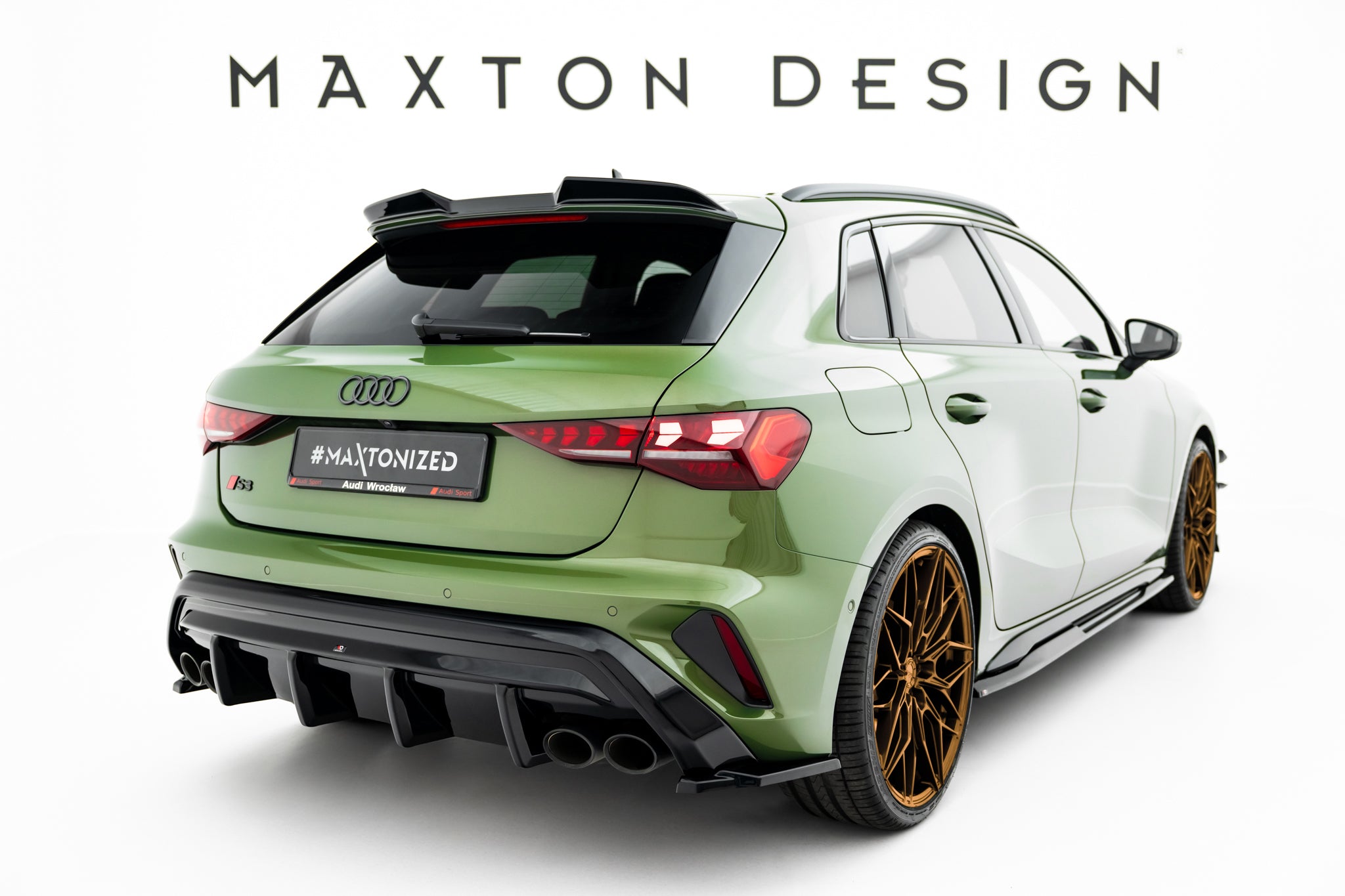 Rear side splitters v.3 audi s3 sportback 8y facelift
