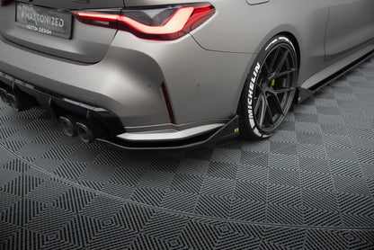 Rear side splitters v.3 csl look bmw m4 g82