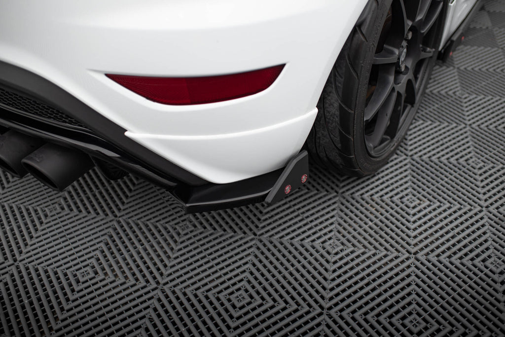 Rear side splitters v.3 + flaps ford fiesta st mk7 facelift