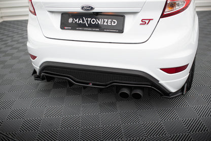 Rear side splitters v.3 + flaps ford fiesta st mk7 facelift