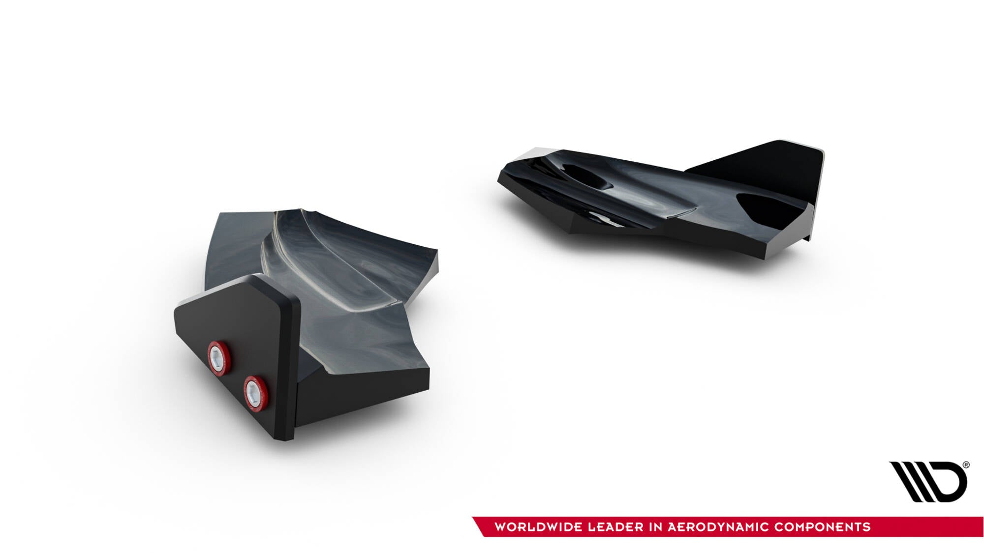 Rear side splitters v.3 + flaps ford fiesta st mk7 facelift