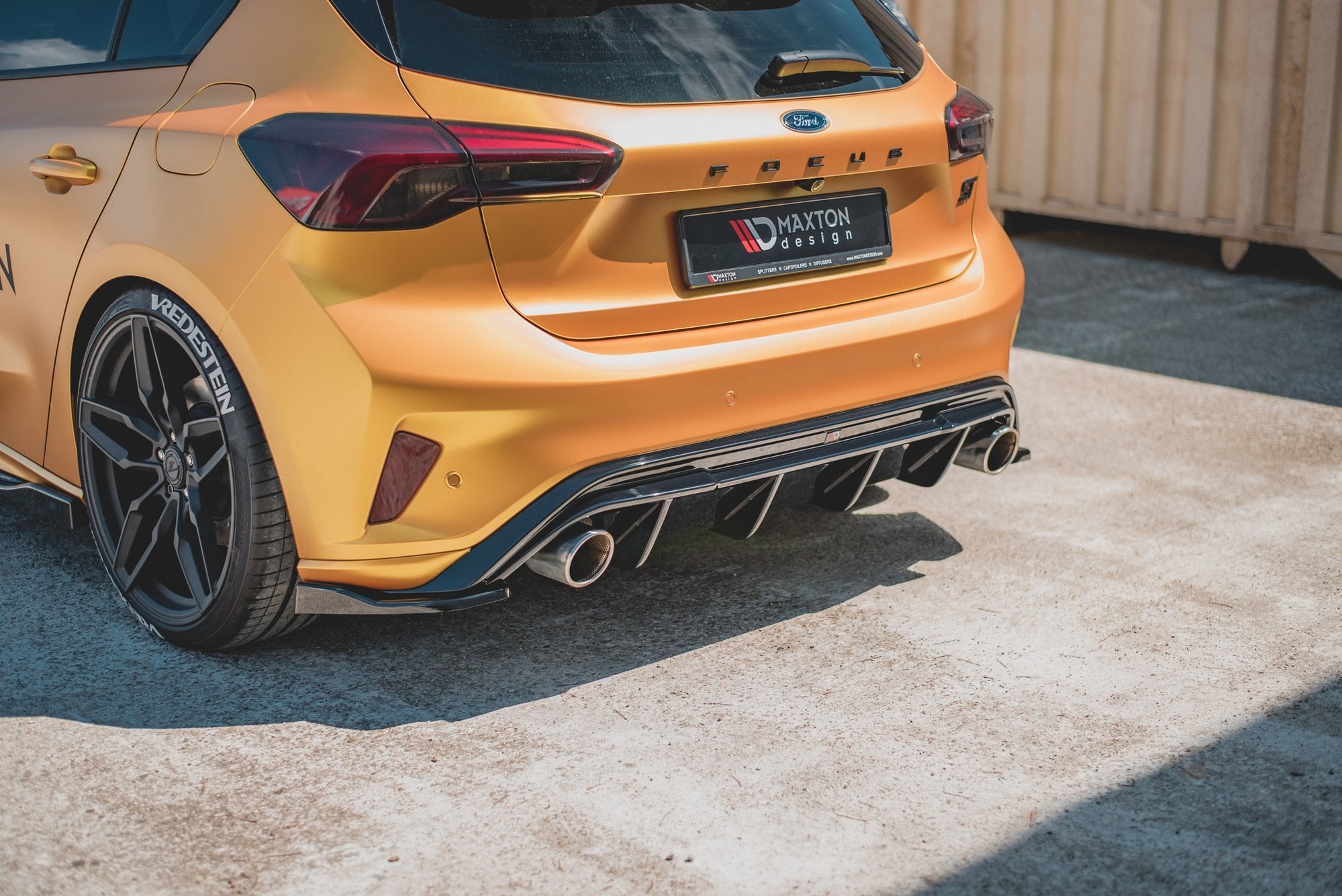 Rear side splitters v.3 (for rear valance v.2) ford focus hatchback st mk4