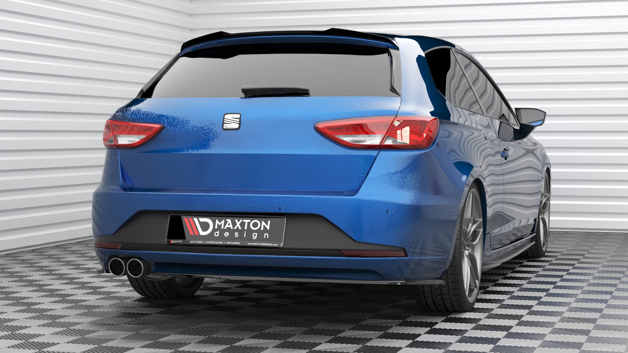 Rear side splitters v.3 seat leon fr sportstourer mk3
