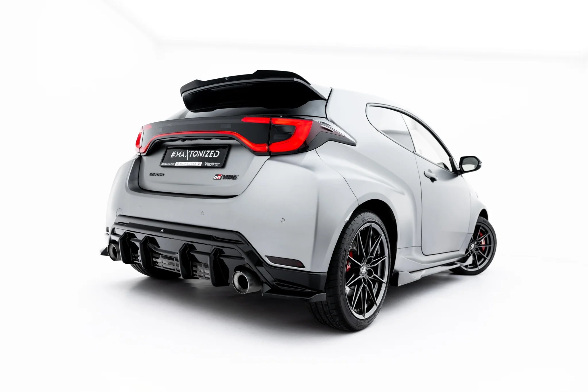 Rear side splitters v.3 toyota gr yaris mk4 facelift