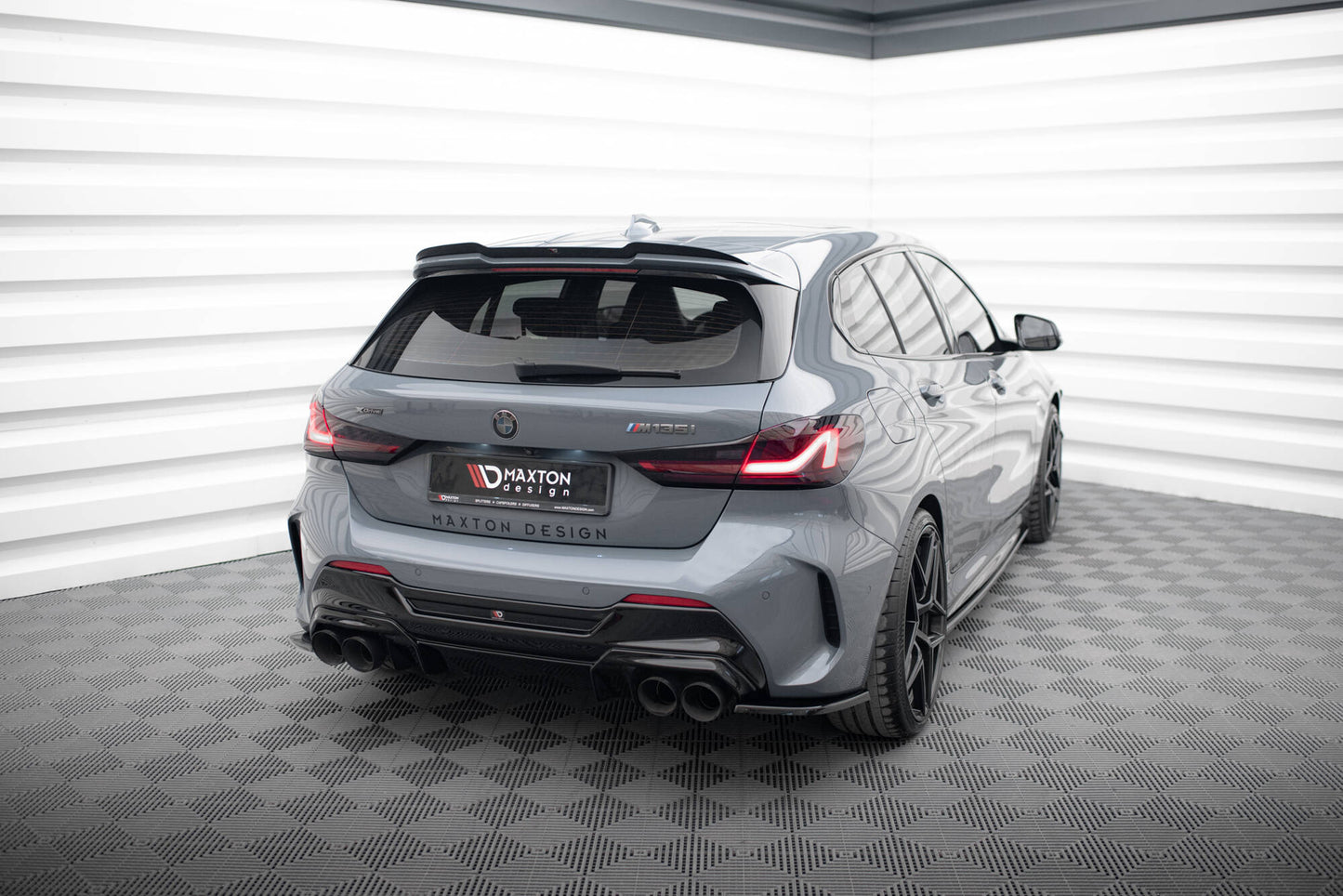 Rear side splitters v.3 for bmw 1 f40 m-pack/ m135i