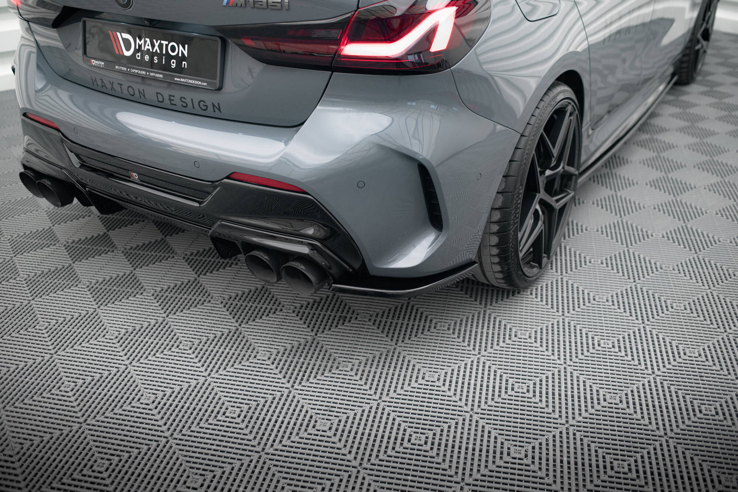 Rear side splitters v.3 for bmw 1 f40 m-pack/ m135i