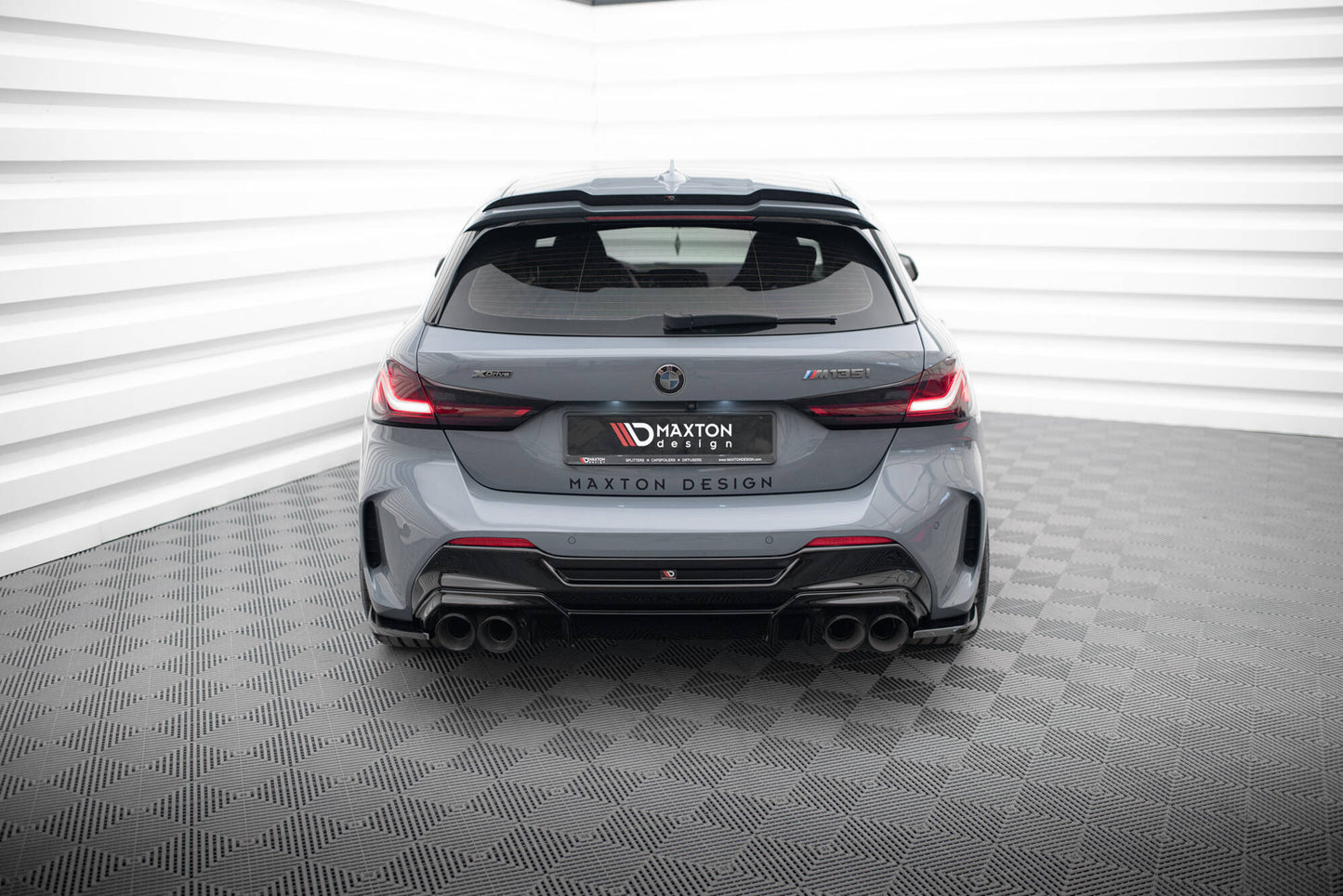 Rear side splitters v.3 for bmw 1 f40 m-pack/ m135i