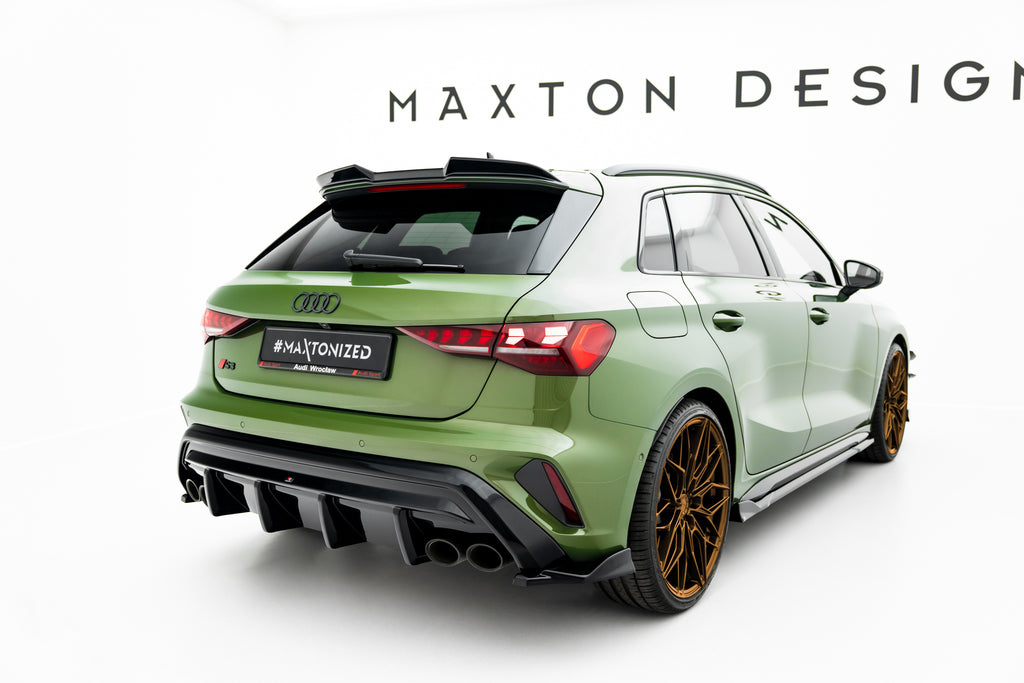 Rear side splitters v.4 audi s3 sportback 8y facelift