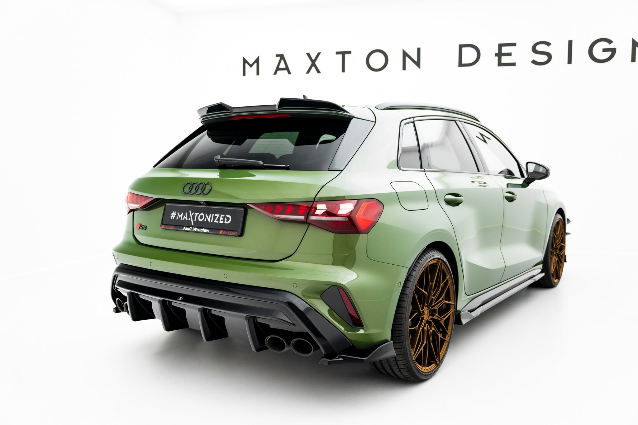 Rear side splitters v.4 audi s3 sportback 8y facelift