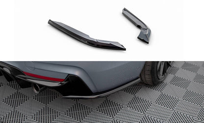 Rear side splitters v.4 bmw 4 coupe m-pack f32
