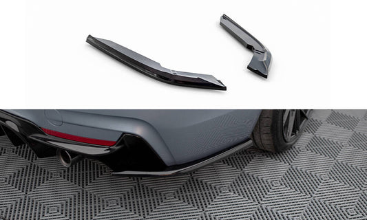 Rear side splitters v.4 bmw 4 coupe m-pack f32