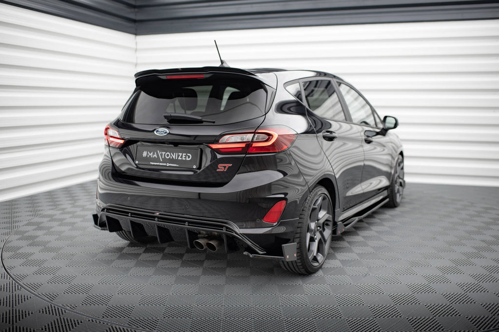 Rear side splitters v.4 + flaps ford fiesta st mk8