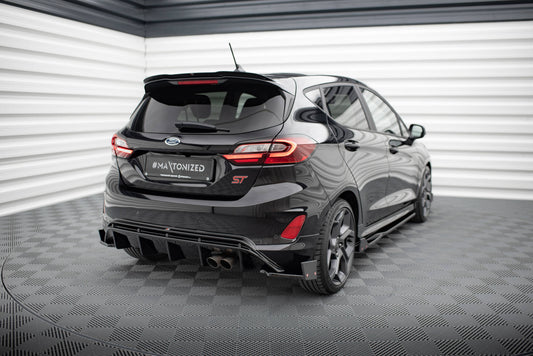 Rear side splitters v.4 + flaps ford fiesta st mk8