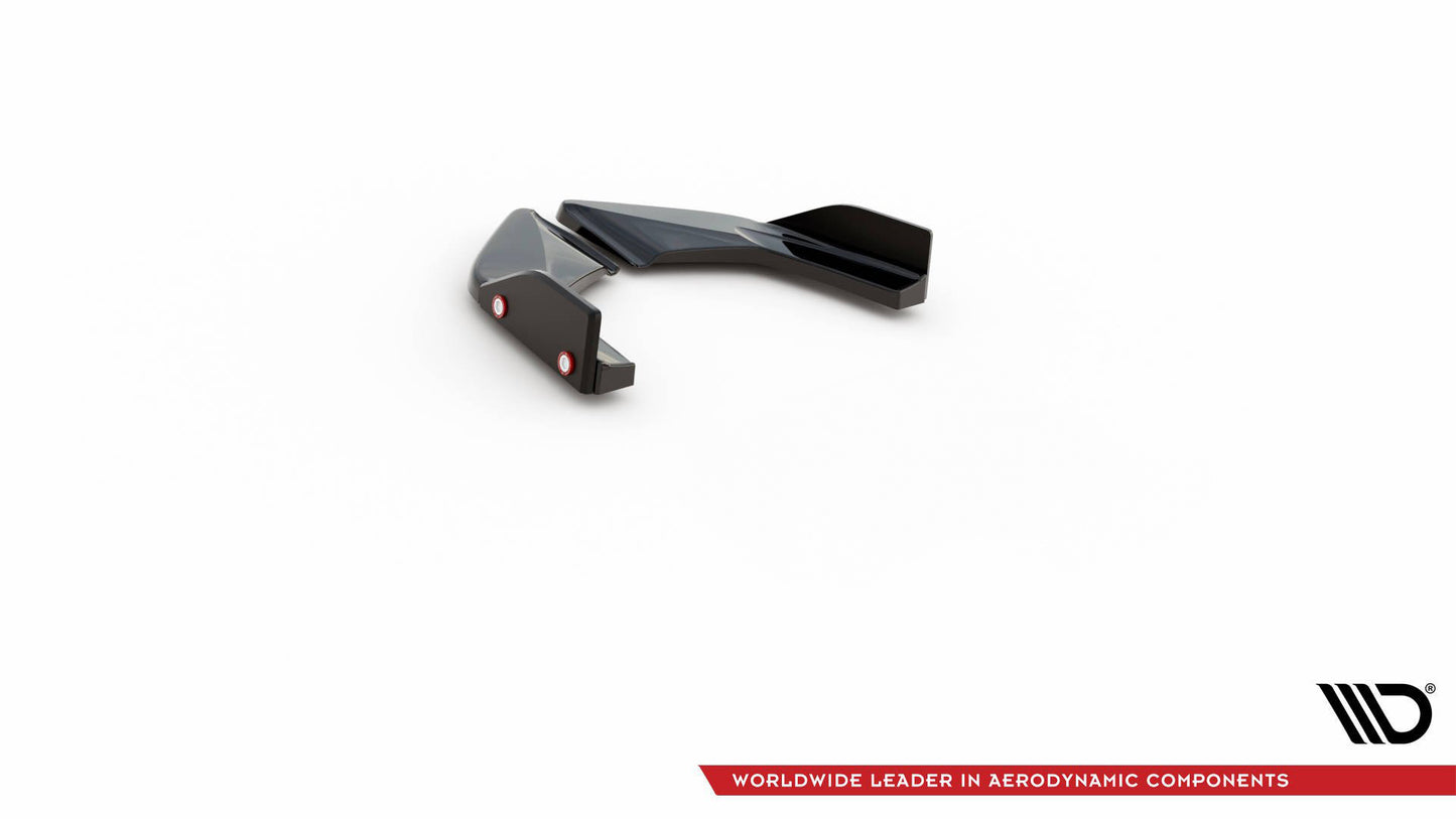Rear side splitters v.4 + flaps volkswagen golf gti / gte mk8