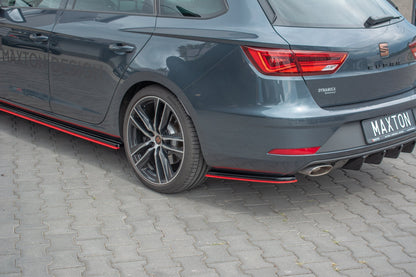 Bagsiden Splitters v.4 Seat Leon Cupra Mk3 FL Sports Tourers