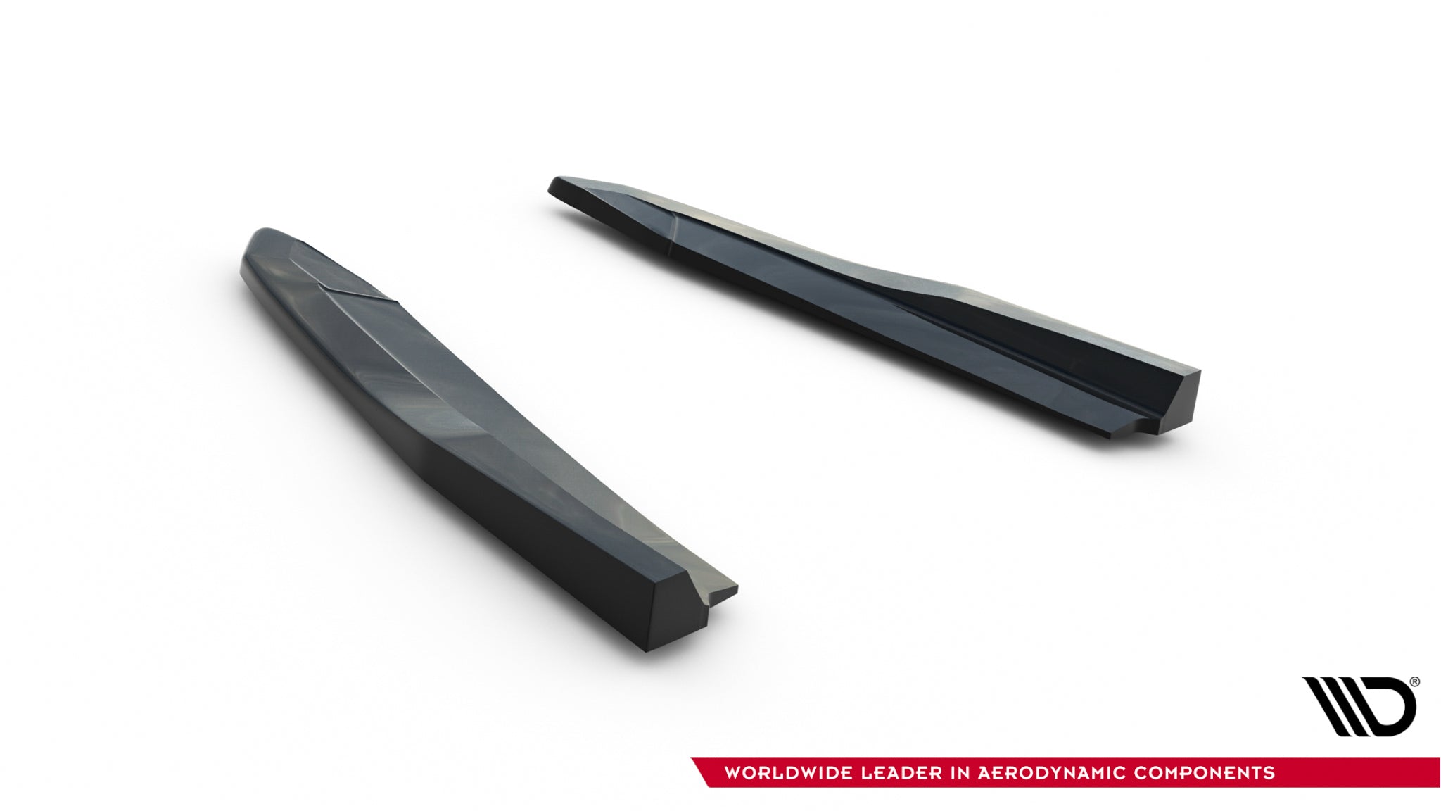 Rear side splitters v.4 skoda octavia rs liftback / combi mk4 facelift