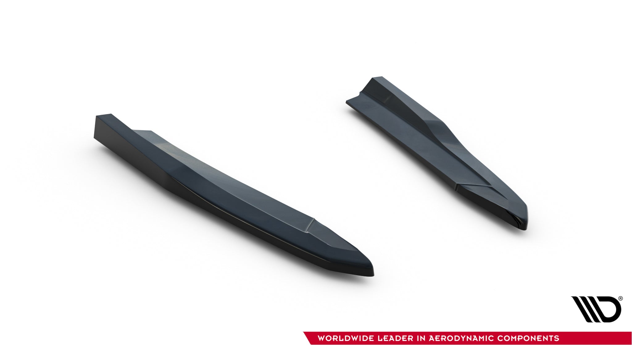 Rear side splitters v.4 skoda octavia rs liftback / combi mk4 facelift