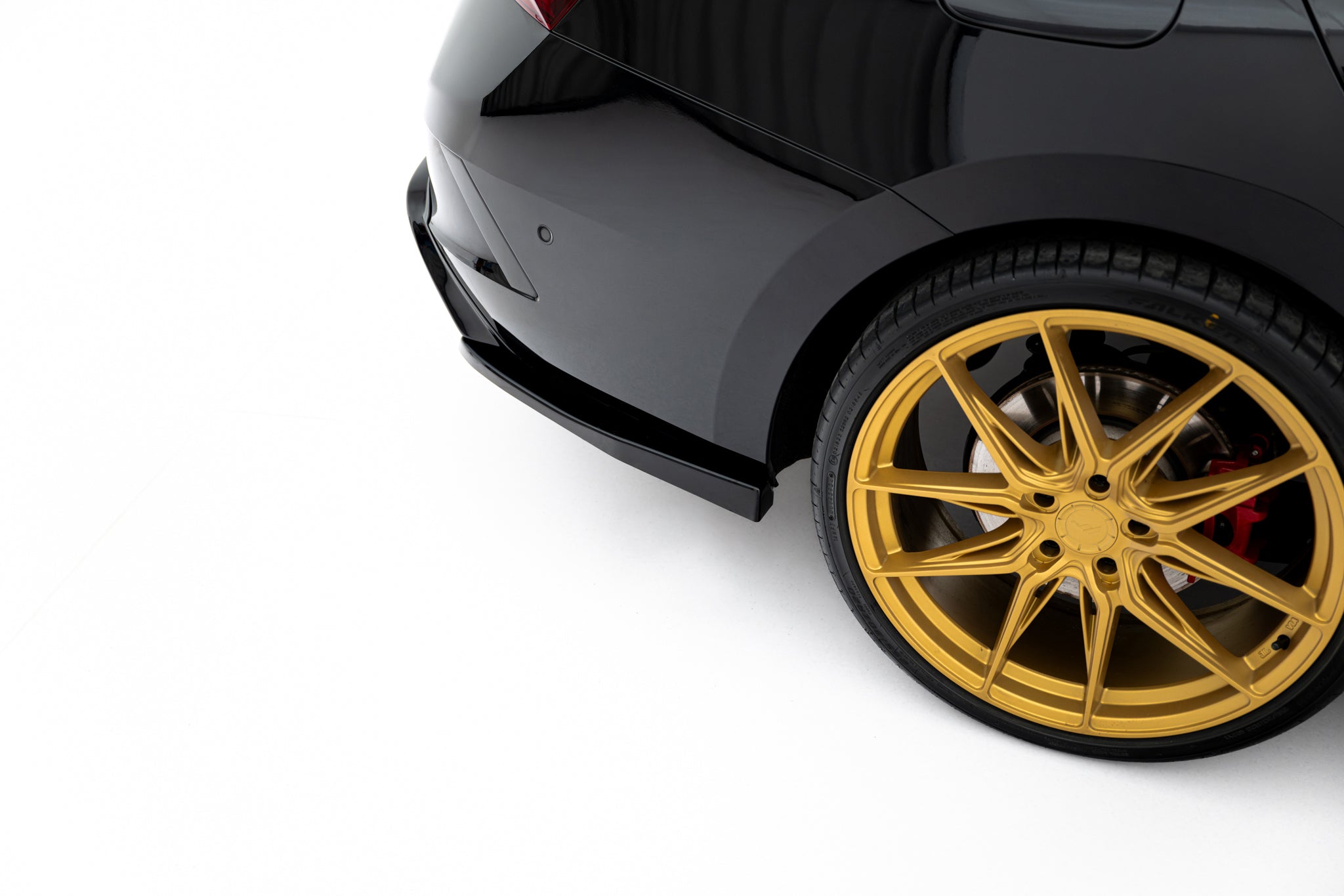 Rear side splitters v.4 skoda octavia rs liftback / combi mk4 facelift