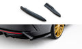 Rear side splitters v.4 skoda octavia rs liftback / combi mk4 facelift