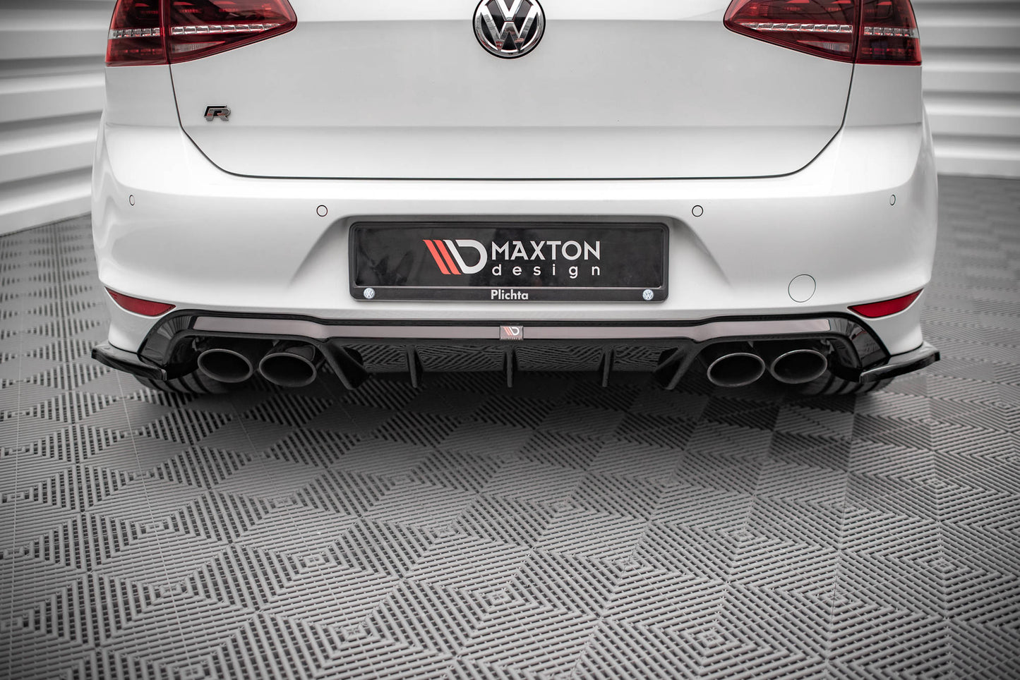 Rear side splitters v.4 volkswagen golf r mk7