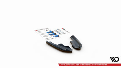 Rear side splitters v.4 for volkswagen golf r mk8