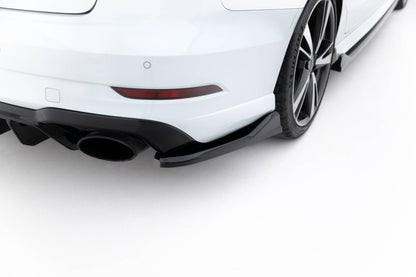 Rear side splitters v.5 Audi RS3 since 8V facelift