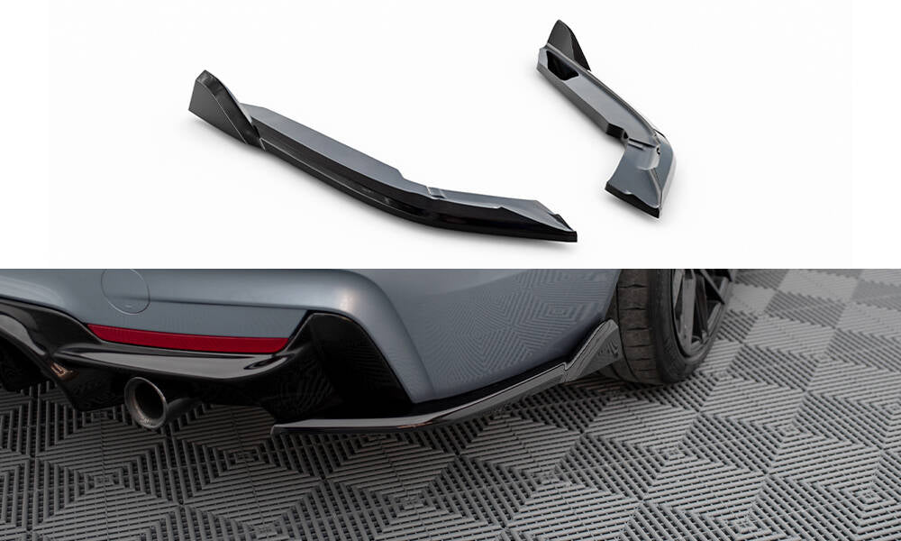 Rear side splitters v.5 bmw 4 coupe m-pack f32