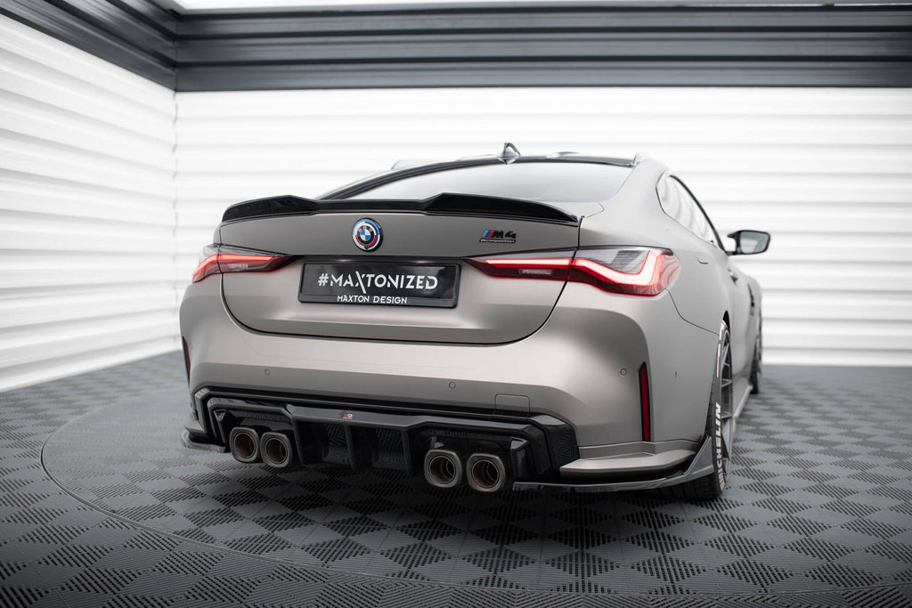 Rear side splitters v.5 (for rear valance v.1)  bmw m4 g82